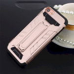 Wholesale iPhone SE (2020) / 8 / 7 Card Slot Hybrid Case with Stand (Champagne Gold)